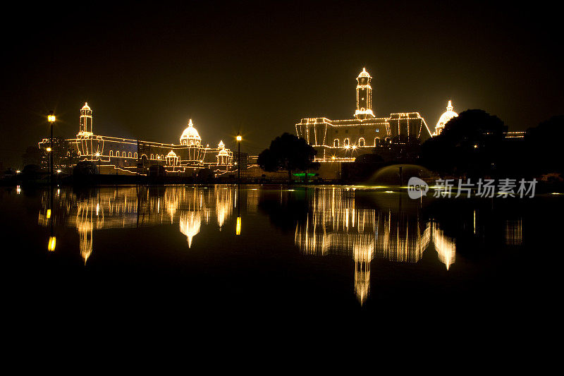 Rashtrapati Bhavan，印度总统府邸，新德里，印度